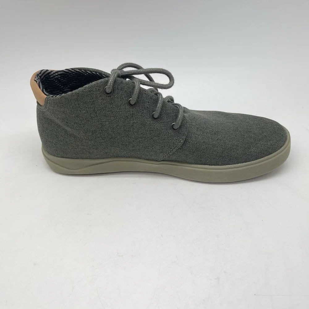 Olukai Nana Hele Wai'apo‎ Chukka Boots Mens 9 US Green Canvas Comfort Sneakers